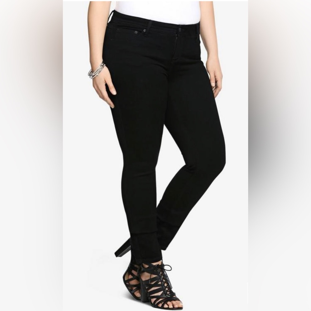 Torrid Skinny Jean Black Rinse Plus Size‎ 14 Women’s